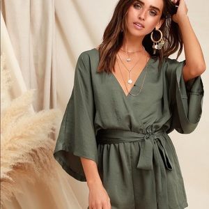 Lulu’s “Ain’t it Grand” Romper - NWT
